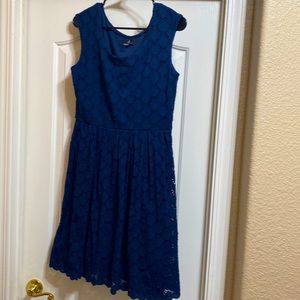 Ronni Nicole Navy Blue dress size 8- stretchy material
